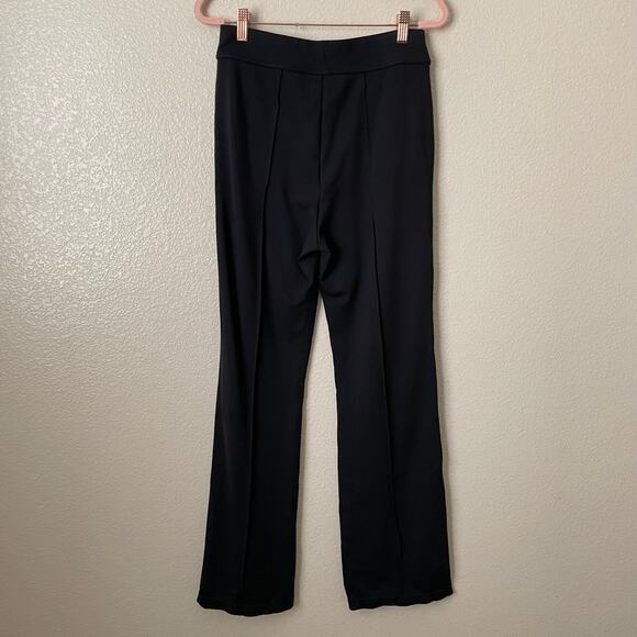Halara Pants Womens Medium Black Bootcut Ponte Knit Pull On Stretchy Preppy - Picture 8 of 11